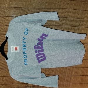 Vintage. 90s. Property of Wilson. Women's size Medium.  Made of USA fabric.
